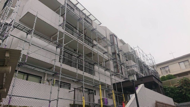 神奈川県横浜市南区でマンション大規模改修工事着工致しました。